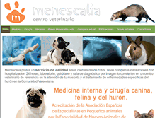 Tablet Screenshot of menescalia.com